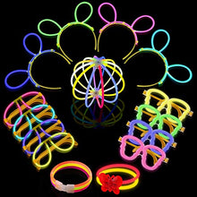 Carica l&#39;immagine nel visualizzatore di Gallery, Yodeace Braccialetti Luminosi Fluorescenti Starlight 100 Pezzi Barre... - Ilgrandebazar