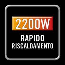 Carica l&#39;immagine nel visualizzatore di Gallery, Imetec Living Air M2-100 Termoventilatore 2200 W, 3 Livelli Bianco/Arancione - Ilgrandebazar