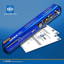 Carica l&#39;immagine nel visualizzatore di Gallery, S&amp;R Chiave Dinamometrica 1/2 &#39; 47.5 cm (28-210 Nm) Professionale Auto Moto con Prolunga 12.5 cm + 3 Bussole (17, 19, 21 mm). Chiave Professionale a Cricchetto Reversibile