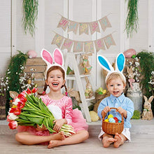 Carica l&#39;immagine nel visualizzatore di Gallery, Allenjoy - Fondale per festa di Pasqua con lepre e coniglio, motivo: 8&#39;x6&#39;