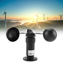 Carica l&#39;immagine nel visualizzatore di Gallery, Anemometro con Sensore di Velocità del Vento Mumusuki 12.4cm / 4.88in, Nero - Ilgrandebazar