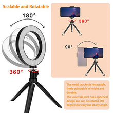Carica l&#39;immagine nel visualizzatore di Gallery, Luce ad Anello LED, Eletorot 6” Ring Light Lampada per Selfie Estetista...