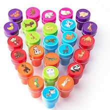 Carica l&#39;immagine nel visualizzatore di Gallery, Xiaoyao ShinyWay 26 Fun Stamps, Timbri Giocattolo, Francobolli Animali, Auto...