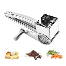 Carica l'immagine nel visualizzatore di Gallery, Grattuggia Formaggio in Acciaio Inox Utensile da Cucina Multifunzione...
