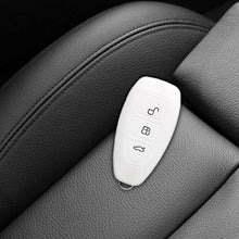 Carica l'immagine nel visualizzatore di Gallery, kwmobile Cover Chiave Compatibile con Ford 3 Strisce Rally blu / bianco