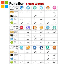 Carica l&#39;immagine nel visualizzatore di Gallery, Bluetooth Smartwatch con Camera,Smart Watch Phone Smart - Ilgrandebazar