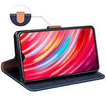 Carica l&#39;immagine nel visualizzatore di Gallery, MOBESV Custodia Xiaomi Redmi Note 8 PRO, Cover a Libro Blu/Aqua - Ilgrandebazar