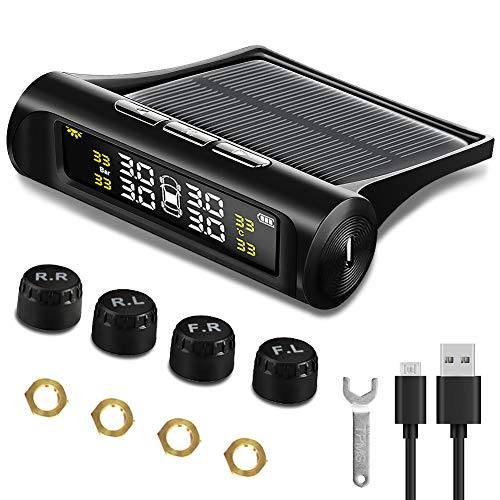 NWOUIIAY Sistema TPMS di Monitoraggio della Pressione dei Pneumatici...