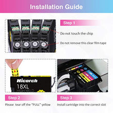 Carica l'immagine nel visualizzatore di Gallery, Hicorch Cartucce 18 XL Compatibile con 6 Nero 3 Ciano 3 Magenta 3 Giallo