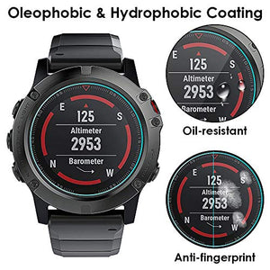 KIMILAR Compatibile for Garmin Fenix 5/5 Plus Pellicola Protettiva, (2 2 Pack - Ilgrandebazar