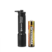 Carica l&#39;immagine nel visualizzatore di Gallery, Olight i3E EOS Torcia Portachiavi Mini Impermeabile IPX8, LED 90 lumens Nero - Ilgrandebazar