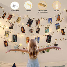 Carica l&#39;immagine nel visualizzatore di Gallery, Luci Led Con Kit Per Foto JP-LED® 【5M 50 Led】Catena Luminosa... - Ilgrandebazar