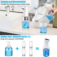 Carica l'immagine nel visualizzatore di Gallery, WEWAK Dispenser Sapone Automatico Schiumogeno 12oz / 350ml, di...