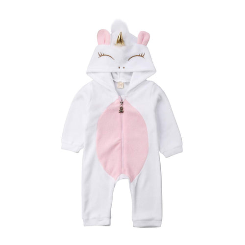 Carolilly Pagliaccetto Neonati Unicorno Animale Pigiama Intero Neonata Bimba... - Ilgrandebazar