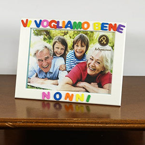Cornici per foto in legno con la scritta Vi Vogliamo Bene Nonni, da... - Ilgrandebazar