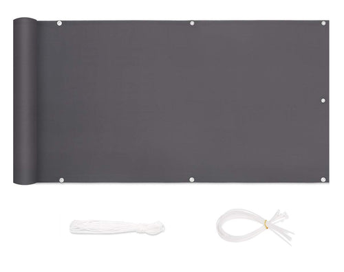 Sekey Recinzione Copertura per Balcone Protezione della 0.9×3m, Antracite - Ilgrandebazar