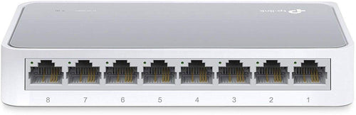 TP-Link TL-SF1008D Switch Desktop, 8 Porte RJ45 10/100 Mbps, 8 Porte, Bianco - Ilgrandebazar