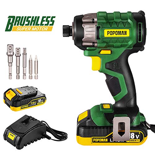 Avvitatore a Impulsi, POPOMAN Trapano a Impulsi Brushless,... - Ilgrandebazar