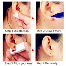 Carica l&#39;immagine nel visualizzatore di Gallery, 6 pistole usa e getta per piercing all&#39;orecchio, con orecchini, indolore,... - Ilgrandebazar