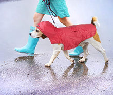 Carica l&#39;immagine nel visualizzatore di Gallery, Idepet - Mantella per cani con cappuccio e foro il XXXXXXL, Rosso