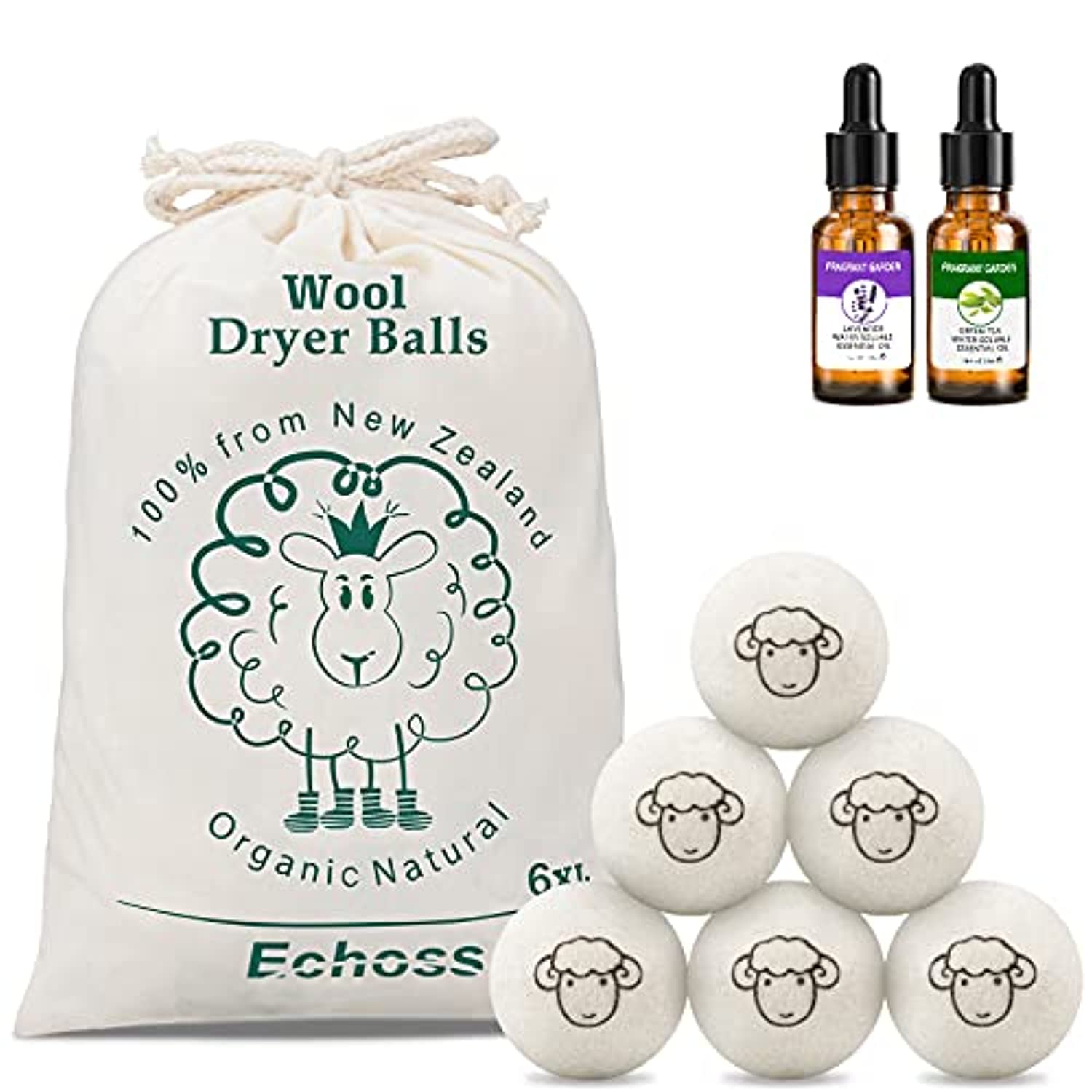 lavanderia Palla per asciugatrice in lana ammorbidente riutilizzabile  palline per bucato asciugatura palline di lana ammorbidente