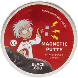 First4magnets MAGPUT-GO-1 - Stucco magnetico e cubo, Nero - Ilgrandebazar