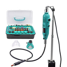 Carica l'immagine nel visualizzatore di Gallery, GOXAWEE Utensile Rotante Kit, Mini Trapano con Braccio Telescopico/Morsetto...