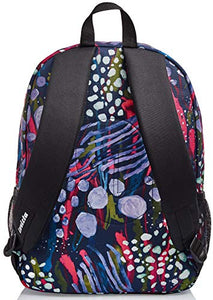 Zaino Strong Invicta , Abstract Jungle, Blu, Doppio Scomparto, Scuola & Tempo Libero