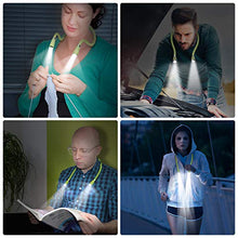 Carica l'immagine nel visualizzatore di Gallery, Lampada da lettura a LED a libro con luce USB ricaricabile, vivavoce, 4 Verde - Ilgrandebazar
