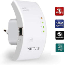 Carica l&#39;immagine nel visualizzatore di Gallery, NETVIP Ripetitore WiFi Wireless 300Mbps/ 2.4GHz WiFi Extender e Access Point Potenzia la Tua Copertura Wi-Fi Compatibile con Tutti i Modem Router WiFi