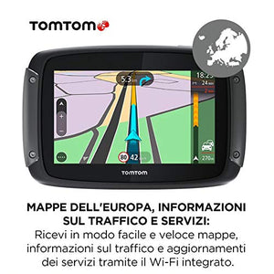 TomTom Rider 500 Navigatore Satellitare per Moto - Mappe Europa 49 49 Paesi