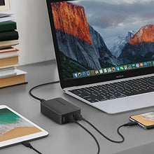 Carica l&#39;immagine nel visualizzatore di Gallery, RAVPower - Caricatore da Muro RAVPower, 4 Porte USB (40W/8A Max, 2.4A Nero - Ilgrandebazar