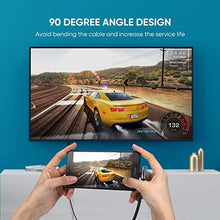 Carica l'immagine nel visualizzatore di Gallery, UGREEN Cavo HDMI USB C 90 Gradi, 2M Type C 2.0 4K@60Hz C HDMI... - Ilgrandebazar
