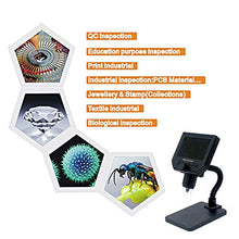 Carica l'immagine nel visualizzatore di Gallery, KKmoon Elettronico Microscopio Digitale LCD Portatile G600 con 8...