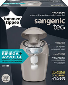 Tommee Tippee 84005501 Sistema di Smaltimento dei Pannolini, Grigio - Ilgrandebazar