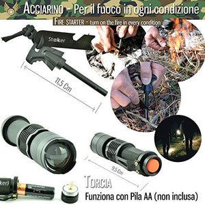 Kit Sopravvivenza Militare Professionale di Terza Generazione Emergenza...