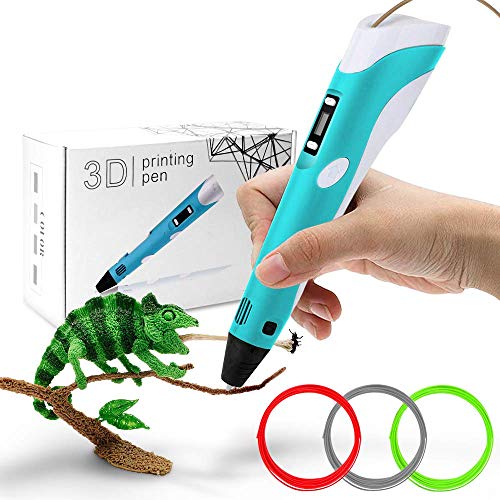 3D Penna Stampa, Pen Intelligent Display LED 3 Colori 3 Colore - Ilgrandebazar