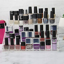 Carica l&#39;immagine nel visualizzatore di Gallery, 66 Organizzatore trucco capacità bottiglia | Display acrilico e rack di...