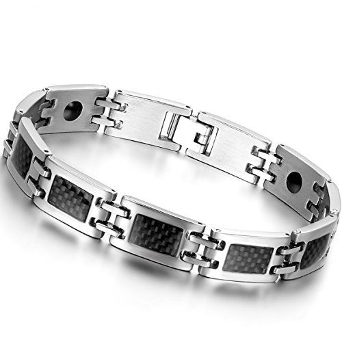 OIDEA Bracciale Braccialetto per Uomo in Acciaio Inox con... - Ilgrandebazar