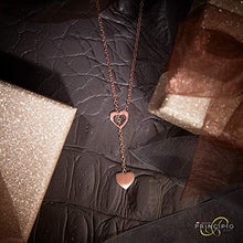Carica l&#39;immagine nel visualizzatore di Gallery, Principio® - Collana Donna Cuore Pendente Argento 925 - Made In Oro Rosa - Ilgrandebazar