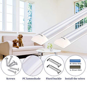 20W-60CM Plafoniera led plafoniere neon a 60cm, Bianco Freddo