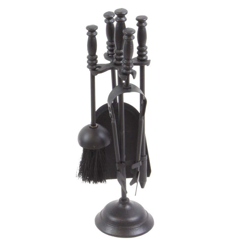 JVL focolare Camino Tidy Tool Set, Metallo, Nero, Taglia taglia unica, Nero - Ilgrandebazar