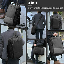 Carica l'immagine nel visualizzatore di Gallery, Gimars New Zaino Convertibile 3 in 1 Messenger Bag da Computer Nero Fantasia