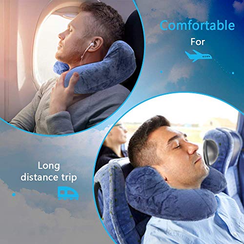 Cuscino da viaggio gonfiabile, cuscino da viaggio per il collo Cuscino da viaggio gonfiabile, cuscino da viaggio per il collo