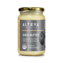 Carica l'immagine nel visualizzatore di Gallery, Burro di karité biologico non raffinato Alteya da 300 g - Con certificazione biologica USDA, 100% puro, naturale e vegano - Viso, Labbra e Capelli - Nutre, protegge, idrata