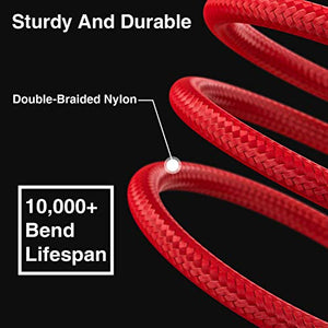 HONGDA Cavo Phone [4Pezzi, 0.3m 1m 2m 3m] di Nylon Intrecciato... - Ilgrandebazar