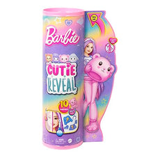 Carica l'immagine nel visualizzatore di Gallery, Barbie - Barbie Cutie Reveal Serie Pigiamini, bambola con costume da orsacchiotto di peluche, t-shirt Love, accessori e 10 sorprese cambia colore, giocattolo per bambini, 3+ anni, HKR04