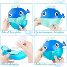 Carica l&#39;immagine nel visualizzatore di Gallery, MOOKLIN ROAM Giocattoli da Bagno a Forma di Balena, Macchina a Bolle di...
