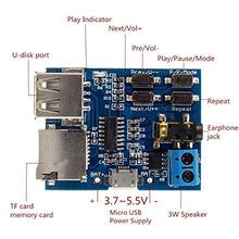 Carica l&#39;immagine nel visualizzatore di Gallery, HiLetgo 2pcs TF Card U Disk Play MP3 Decoder Player Module with Audio...