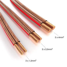 Carica l'immagine nel visualizzatore di Gallery, KabelDirekt Cavo Audio per Diffusori Acustici 2x2,5mm² 15m - Ilgrandebazar